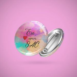 Bottons- Eu amo apoiar SAC