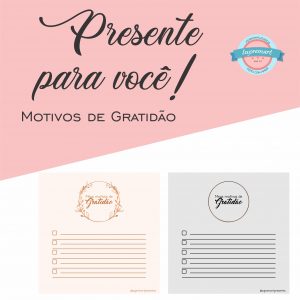Motivos de Gratidão