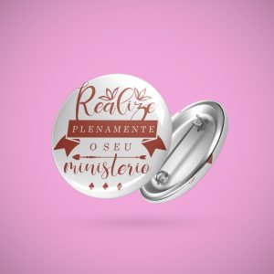 Bottons - Realize Plenamente seu ministerio - Vermelho