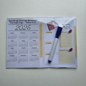 Calendário Magnético + caneta apagador