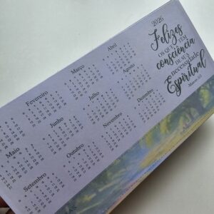 Calendário de mesa 1 folha