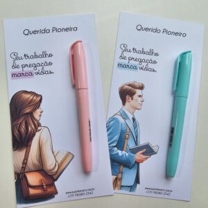 Marca texto - Pioneiro marca vidas