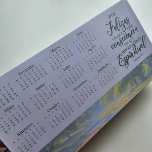Calendário de mesa 1 folha