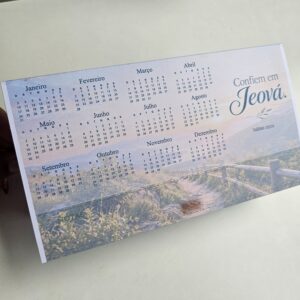 Calendário de mesa 1 folha