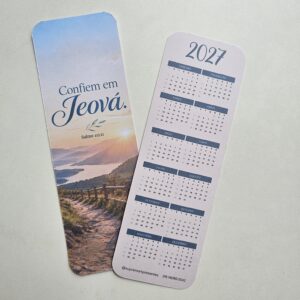 Calendário Marca Páginas